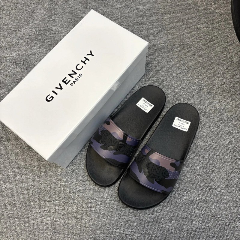 Givenchy gray slides in a casual style, listed from EU 35 to 45