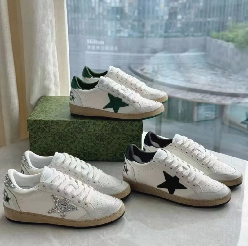 Golden Goose Super-Star sneakers in a graffiti multicolor finish with a full unisex size run