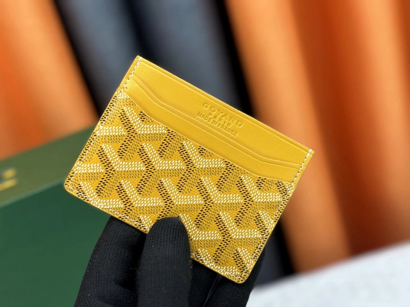 Goyard Yellow Card Wallet in a Slim Saint-Sulpice-Sized Format