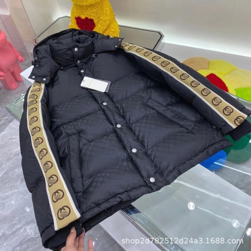 Gucci Black Hooded Down-Cotton Vest With Detachable Sleeves