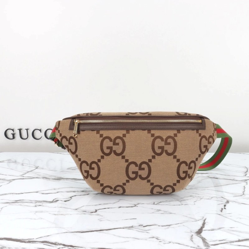 Gucci Chest Bag in PVC: 39 cm Wide, 4 cm Slim, 8-Inch Device Fit