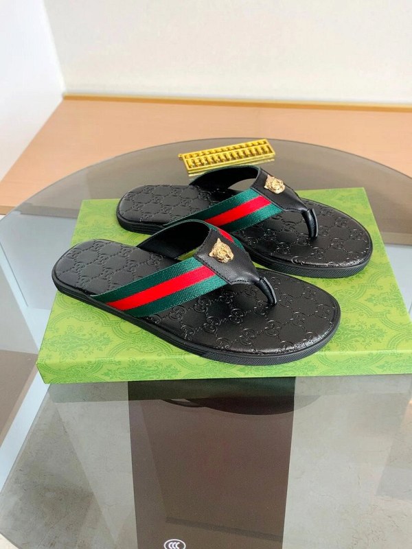 Gucci Gray Sandals in a Casual Slide Style, Listed With a Lighter Upgraded Outsole