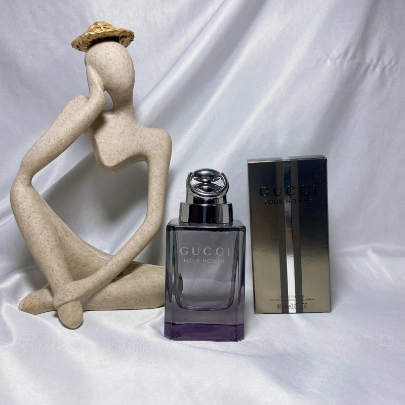 Gucci by Gucci Pour Homme: A Dry, Cedar-Led Woody Scent in the Gray Bottle, 90 ml
