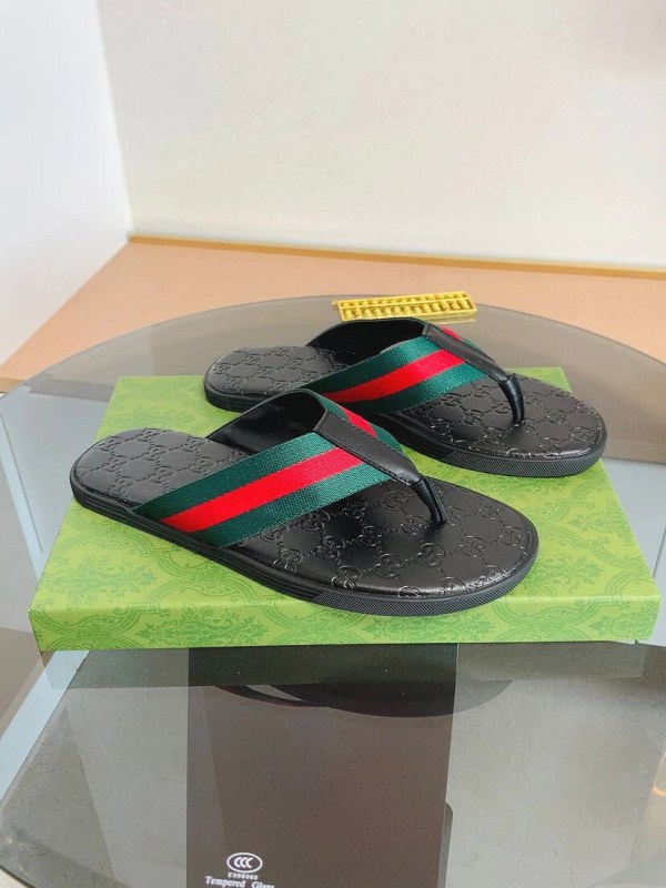 Gucci Black Slides: Casual Slip-Ons Listed With a Lighter, Anti-Slip Outsole