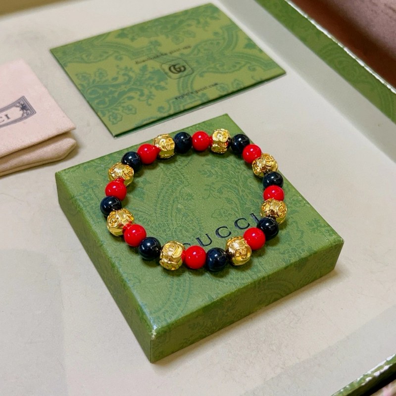 Gucci multicolor bracelet collection with 16–25 cm unisex sizing and logo hardware