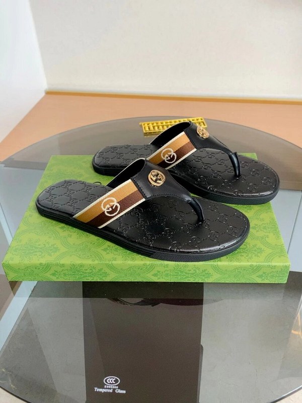 Gucci Black Slides With a Stated Upgraded, Lighter Outsole