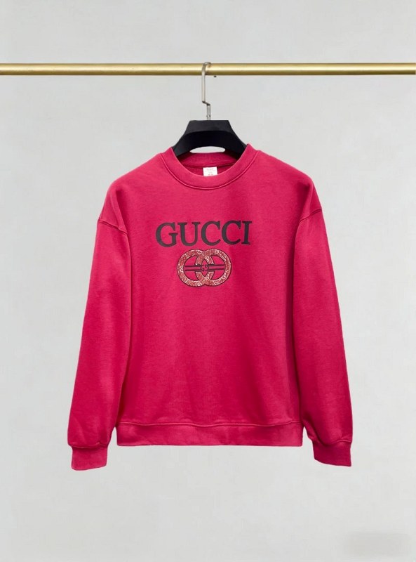 Gucci Pink Crewneck Sweater, Long-Sleeve, Offered in S–3XL