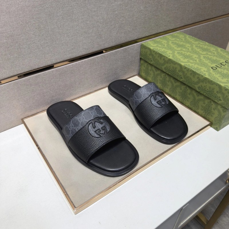Gucci Black Slides: A Leather-Lined Casual Slide With a Grippier Sole