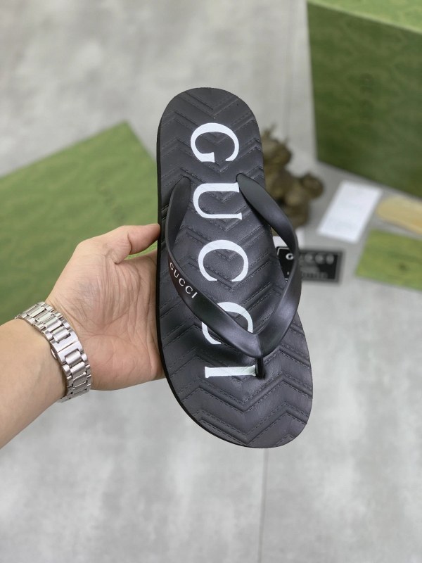 Gucci Gray Slides in a Casual Slip-On Style, Listed in Sizes 38–46