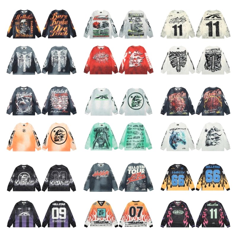 Hellstar Multicolor Shorts Collection in Cotton, Offered in M–XL