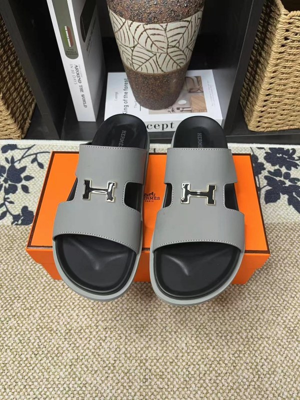 Hermes slides rubber sole slip-resistant abrasion-resistant
