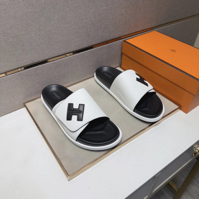 Hermes slides z leather breathable