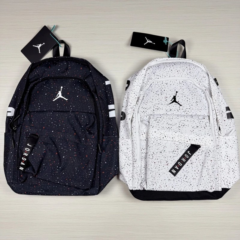 Jordan Starry-Speckle Backpack: Water-Resistant Oxford Shell With Curved Padded Straps