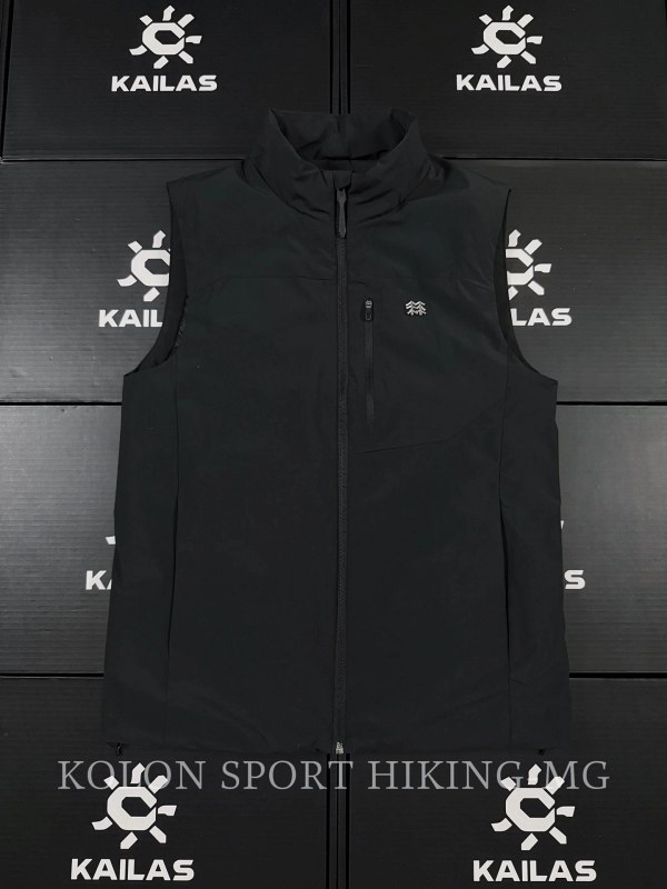 Kailas Black Technical Outdoor Jacket Listed in a Broad M–4XL Size Run
