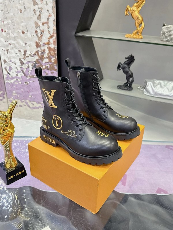 Louis Vuitton Graffiti-Embellished Black Sneakers with Side Zip, Chain Detail and Luggage-Tag Charm