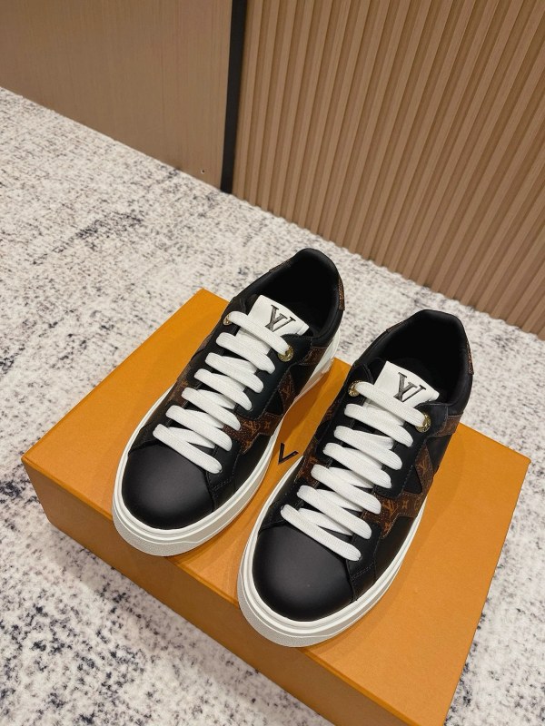 Louis Vuitton Black Low-Top Sneakers in a Classic Athletic Silhouette