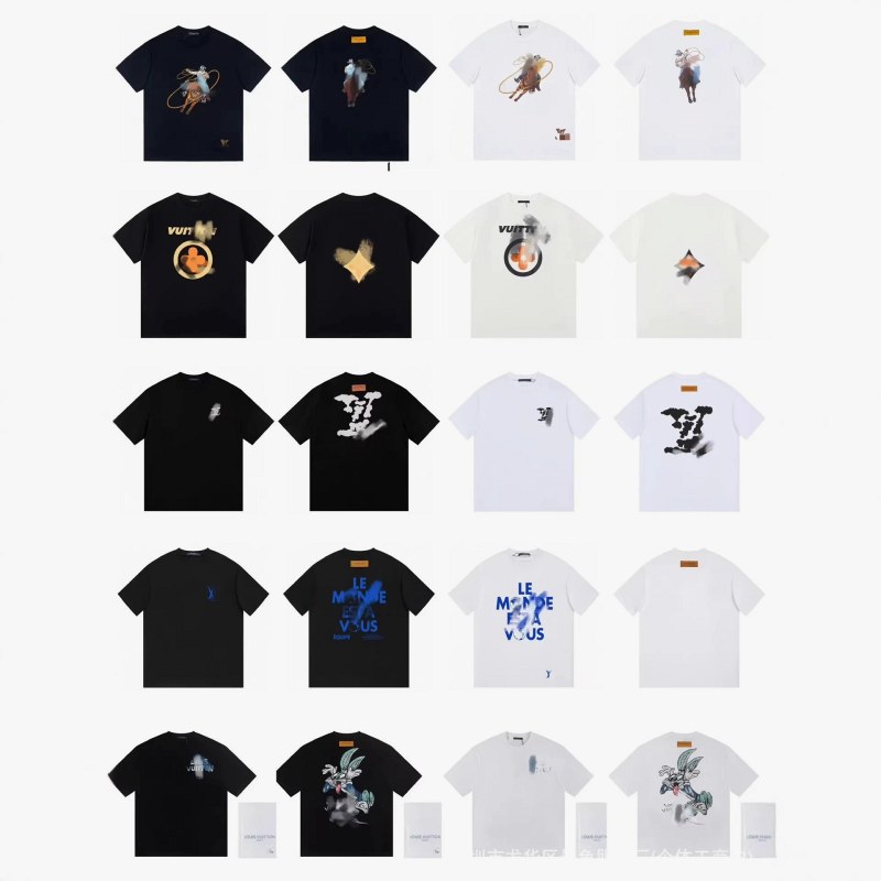 Louis Vuitton multicolor T-shirt collection