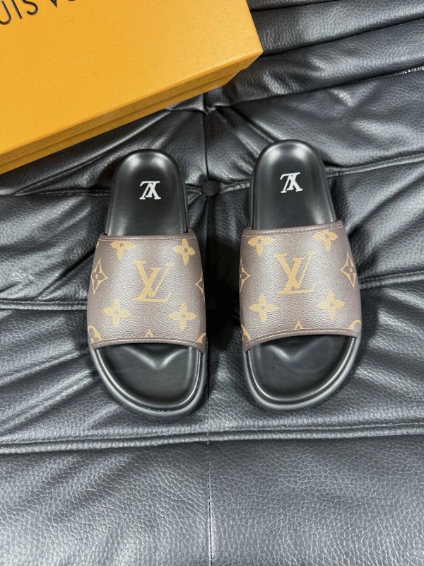 Louis Vuitton Black Slides: A Relaxed Slip-On in the Brand's Casual Line