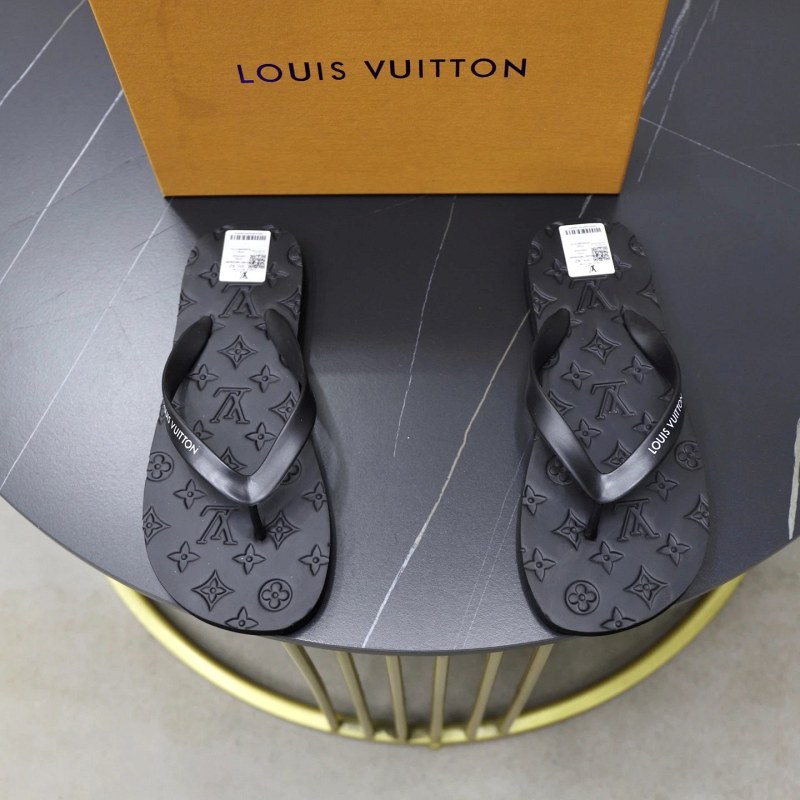 Louis Vuitton Gray Slides Listed Across an EU 35–45 Size Run