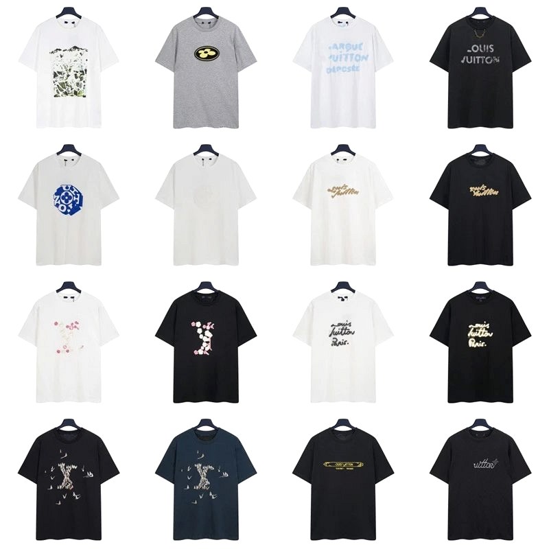 Louis Vuitton washed black T-shirt in casual streetwear style