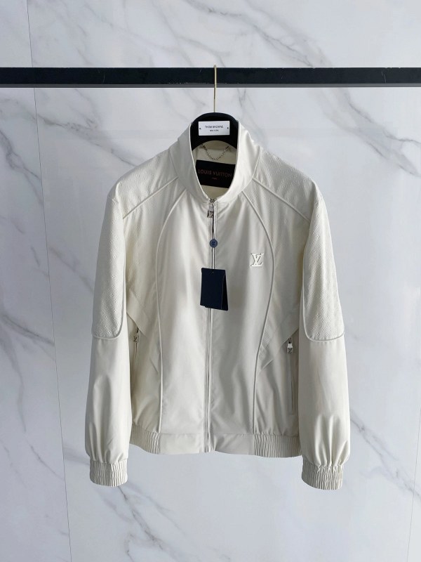 Louis Vuitton White Jacket in a Casual, Versatile Cut — Up to XXXL