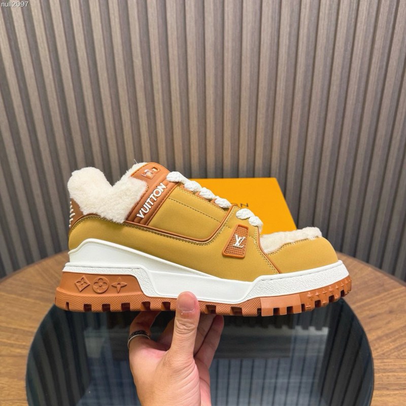 Louis Vuitton Orange Sneakers in a Classic Athletic Style, Listed Unisex in Sizes 35–45
