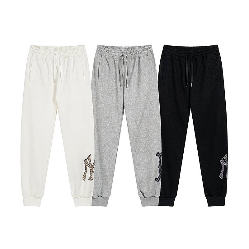 MLB Multicolor Sweatpants: Cotton Straight-Leg Cut in Three Colorways