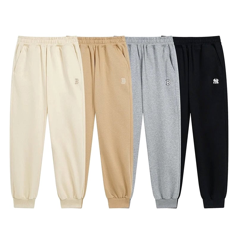 MLB multicolor sweatpants in a cotton-blend, mid-rise tapered cut, five colorways