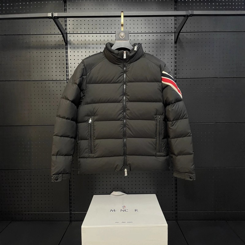 Moncler jacket in nylon with striped