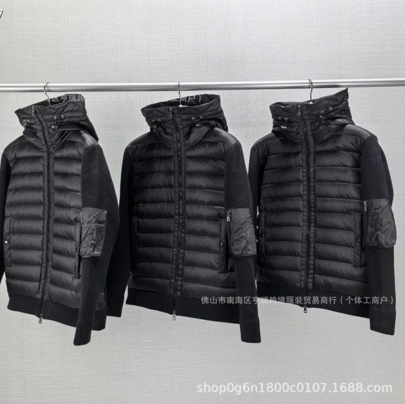 Moncler-Style Multicolor Puffer Collection With Hooded, Stand-Collar and Knit-Trim Options