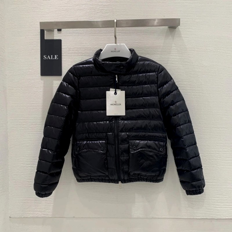 Moncler black puffer jacket with a claimed 90% down fill and 250T TC shell