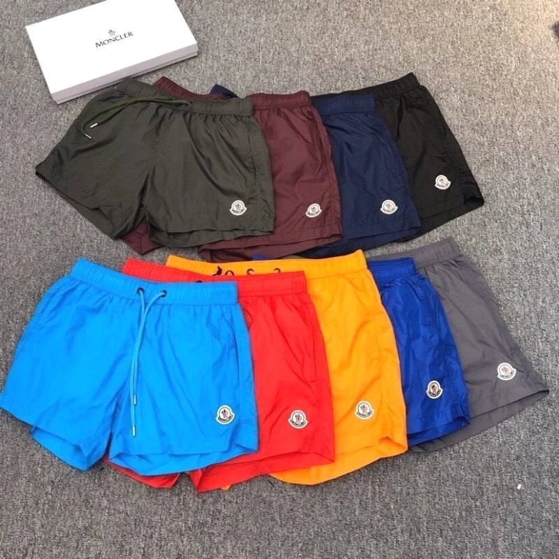 Moncler Shorts in a No-Stretch Polyester Blend, Offered in 14 Colorways and Sizes S–3XL