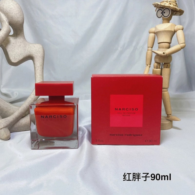 Narciso Rodriguez Rouge EDP: the 90 ml red bottle powdery floral