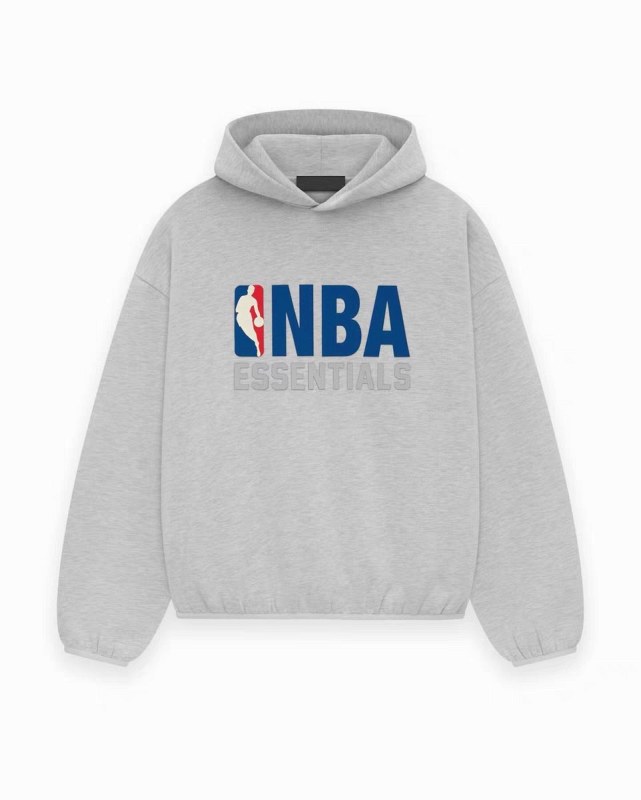 NBA x ESSENTIALS-style hoodie in heavy 460 gsm cotton fleece, unisex S–XL