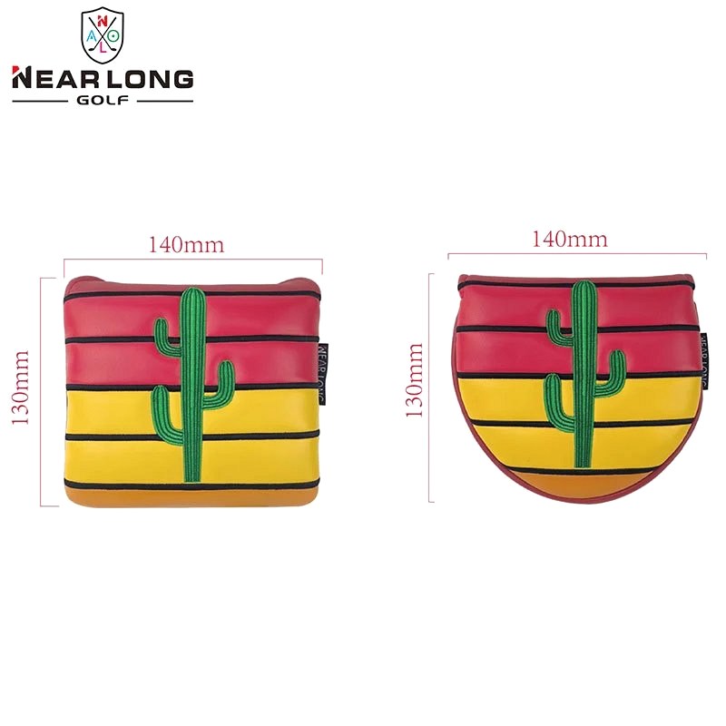 Nearlong Golf Red Bag: PU Construction in Square or Half-Round Shape