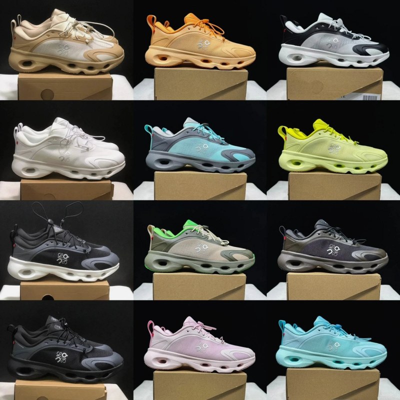 New Balance multicolor sneakers collection: mesh-and-PU casual sneaker with a 3–5 cm internal wedge heel