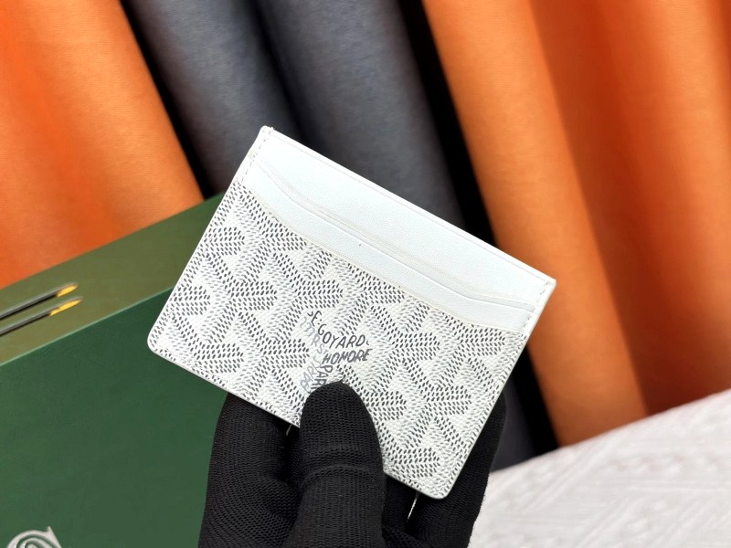 Goyard Cardholder in a 10.5 × 7.5 cm Format, Listed in Off-White