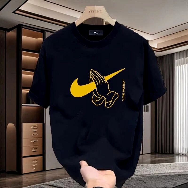 Nike Cotton Graphic Tee in a Loose Pullover Cut, M–5XL, With About Thirty Print Options