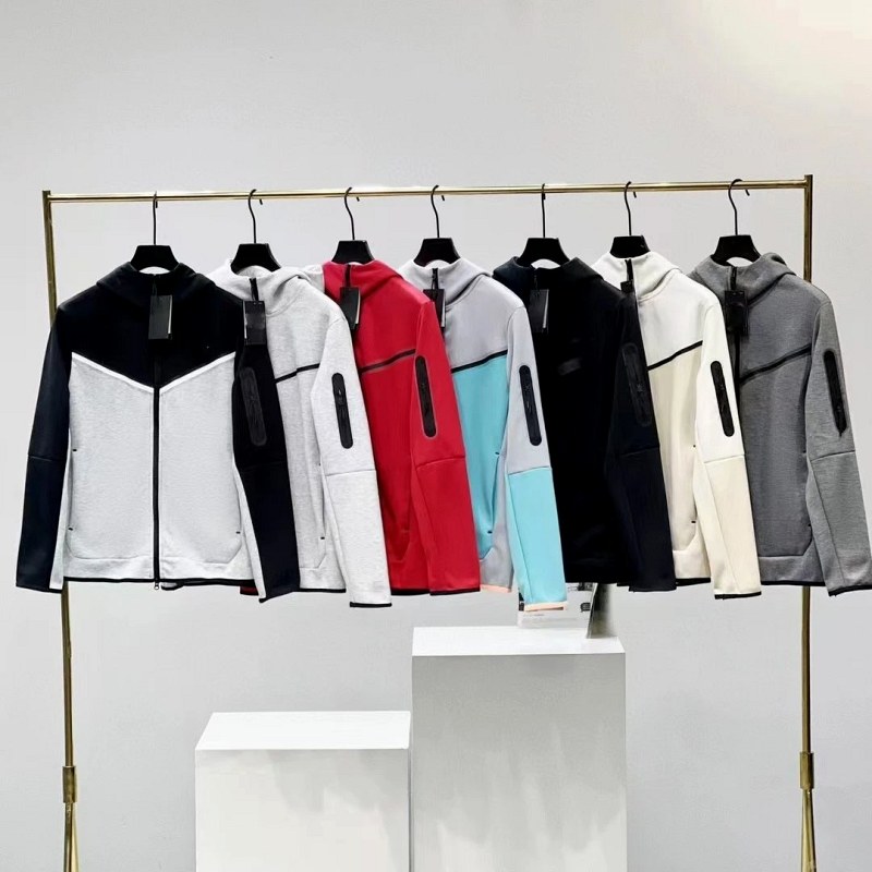 Nike Multicolor Zip Hoodie Collection in Cotton-Blend Print, Sizes M–XXL