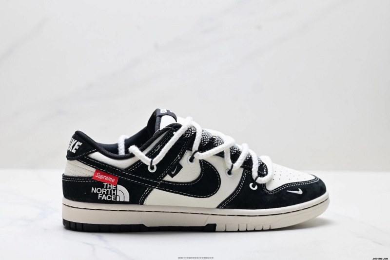 Nike Dunk Low Retro in Black: Full-Grain Leather Build Listed Across a Wide 36–45 Size Run
