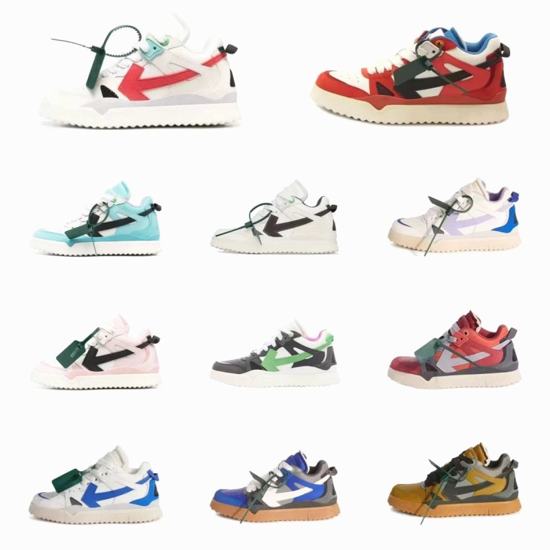 Off-White Multicolor Sneaker Collection in 18 Colorways and a Full Unisex 36–45 Size Run