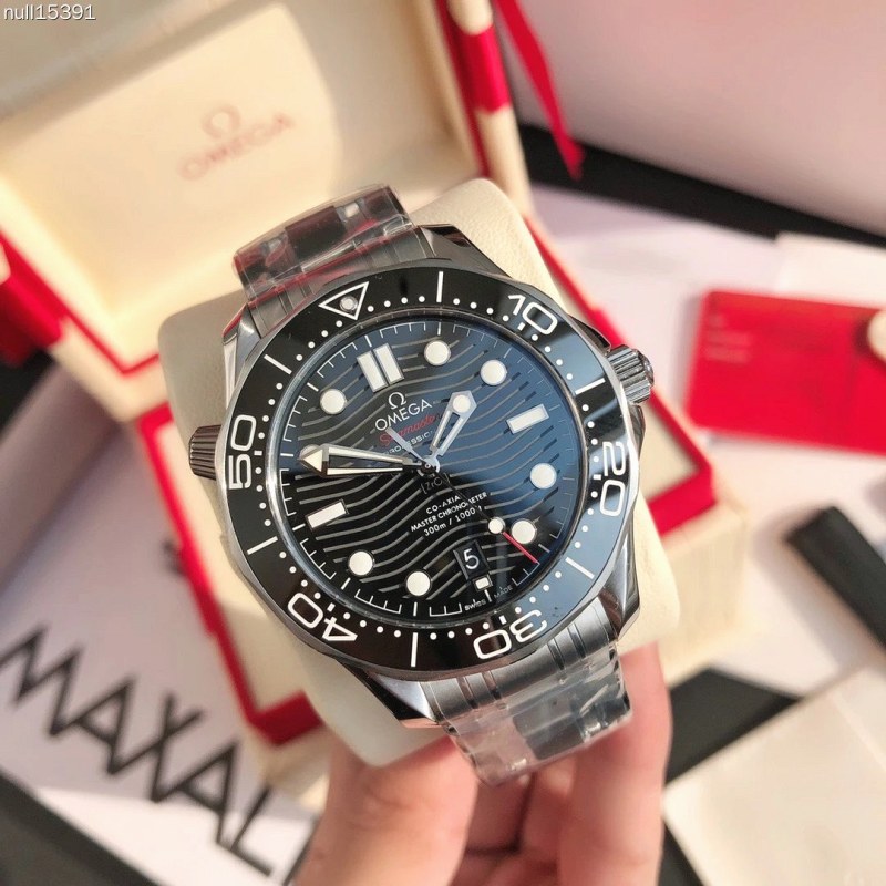 Omega Seamaster 300M-Style 42mm Diver with Sapphire Crystal and a See-Through Caseback