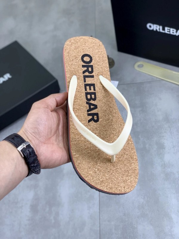 Orlebar Brown Blue Slides: An Easygoing Casual Slide in EU Sizing