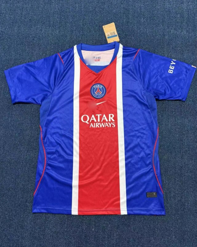 Nike Paris Saint-Germain 2025/26 Home Stadium Jersey in Navy and Red