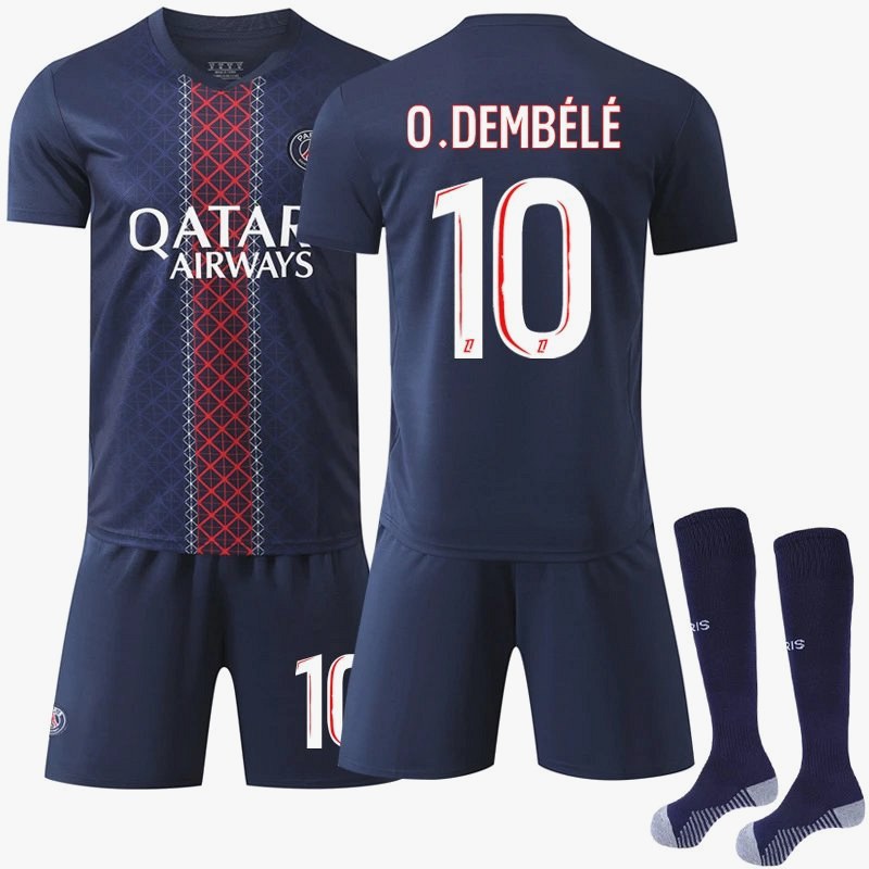 Paris Saint-Germain Jersey Collection Featuring Kylian Mbappe