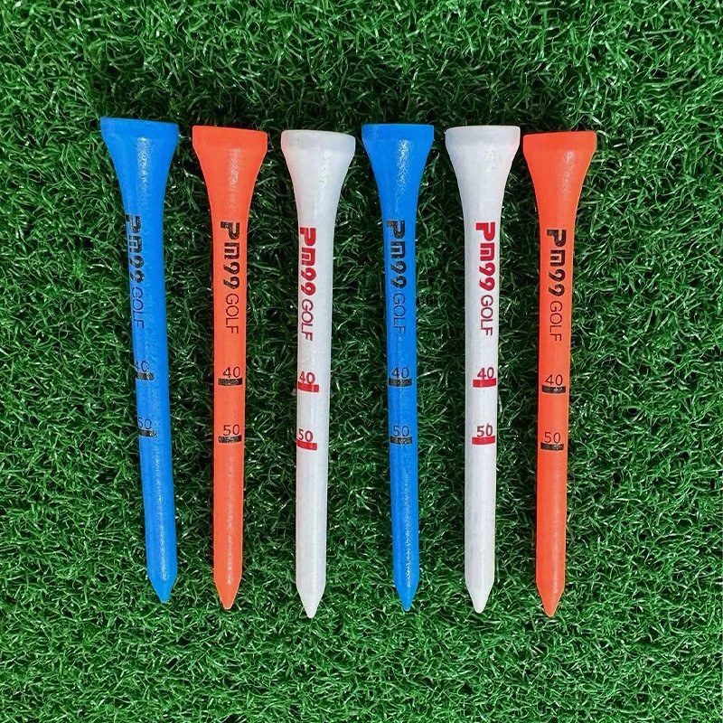 PM99 Golf Wooden Single-Prong Golf Tees in a Mixed-Size Pack