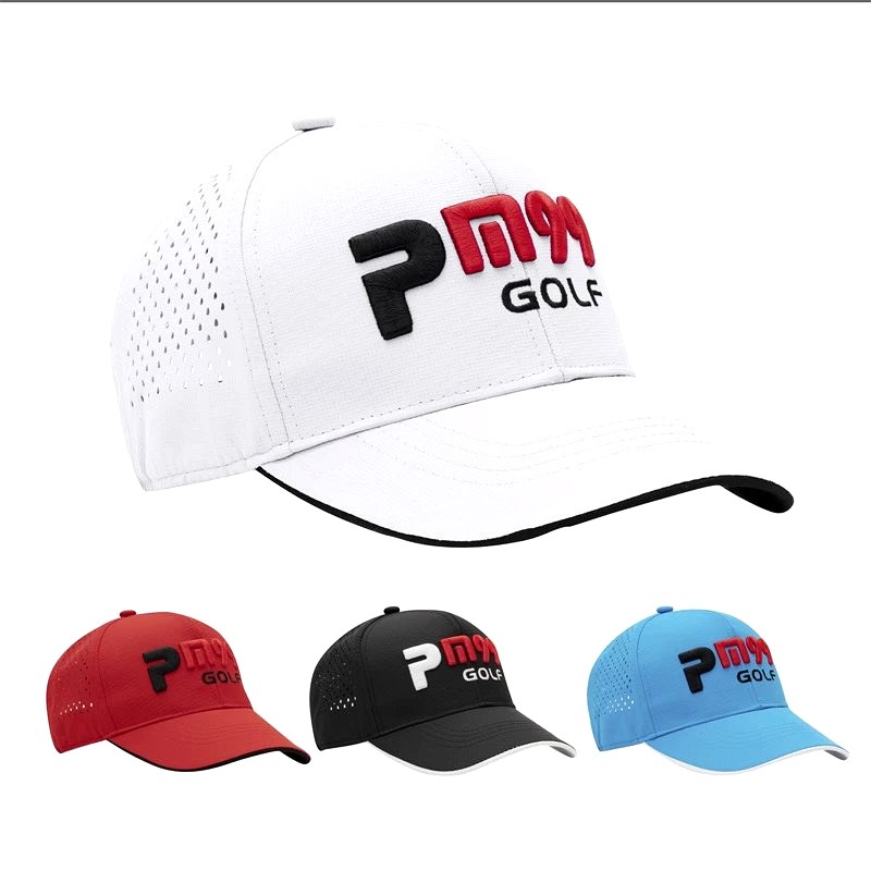 PM99 Golf Baseball Cap Collection in Polyester, Four Colorways