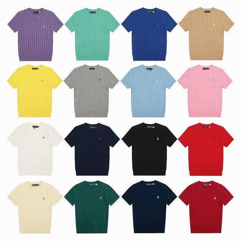Polo Ralph Lauren cotton T-shirt with embroidered pony, in 16 colorways