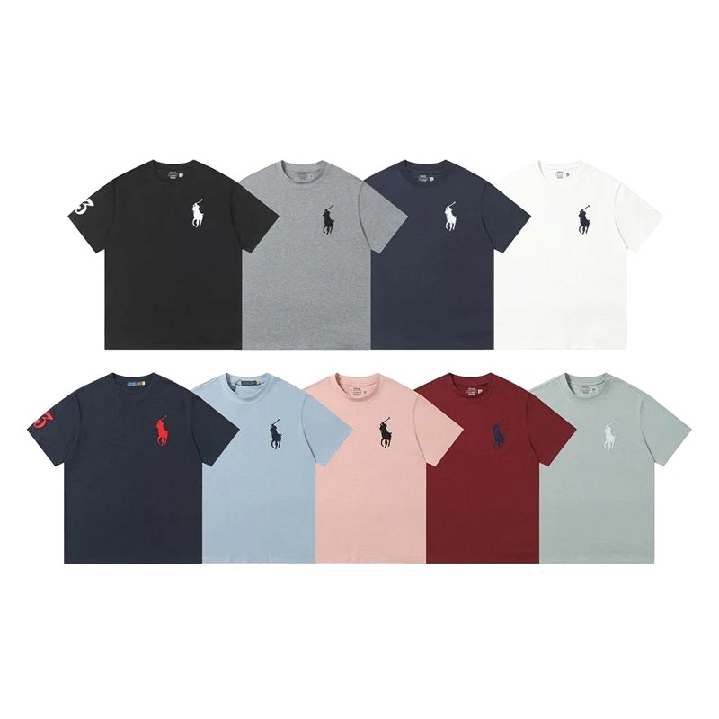 Polo Ralph Lauren Logo Tee: Loose-Fit Cotton Crew in a Wide Color Range