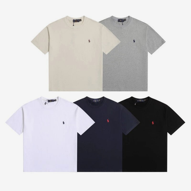 Polo Ralph Lauren Embroidered-Pony Cotton Crew Tee, 19 Colorways